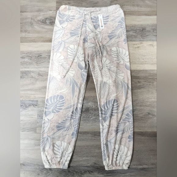 Sundry Pants - Sundry Palm Tree Printed Joggers Size 1 / Small New With Tags